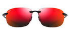 Maui Jim® Ho'Okipa Xlarge RM456-02A - Matte Black / HAWAII LAVA™ Sunglasses
