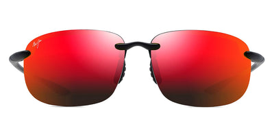 Maui Jim® Ho'Okipa Xlarge RM456-02A - Matte Black / HAWAII LAVA™ Sunglasses