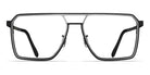 Blackfin® ROCKAWAY BLF Rockaway 1462 56 - Blackfin Black/Satin Silver Eyeglasses