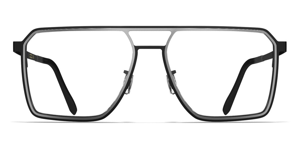 Blackfin® ROCKAWAY BLF Rockaway 1462 56 - Blackfin Black/Satin Silver Eyeglasses