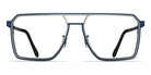 Blackfin® ROCKAWAY BLF Rockaway 1846 56 - Satin Silver/Shadow Dark Blue Eyeglasses