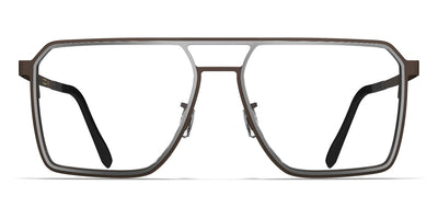 Blackfin® ROCKAWAY BLF Rockaway 1847 56 - Satin Silver/Cordovan Brown Eyeglasses