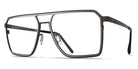 Blackfin® ROCKAWAY BLF Rockaway 1847 56 - Satin Silver/Cordovan Brown Eyeglasses