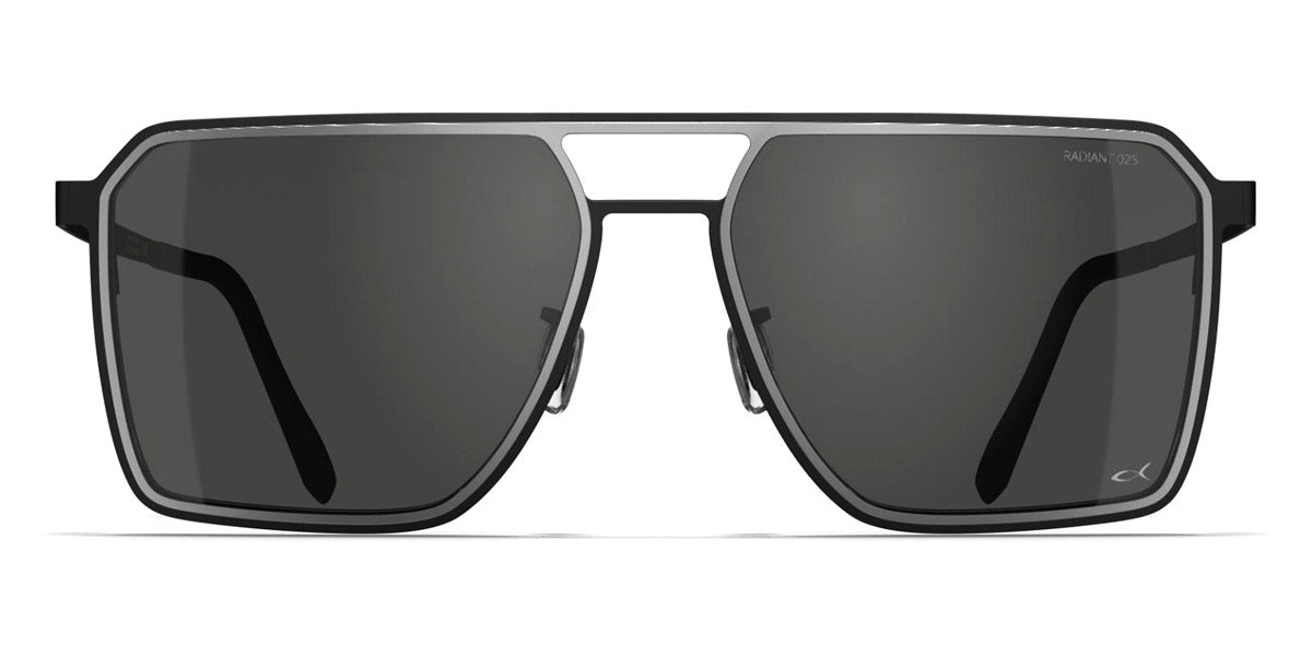 Blackfin® ROCKAWAY BLF Rockaway Sun 1462 56 - Blackfin Black/Satin Silver Sunglasses