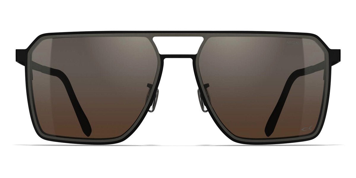 Blackfin® ROCKAWAY BLF Rockaway Sun 1660 56 - Blackfin Black/Satin Silver With Blackfin Airglass™ Lenses Sunglasses