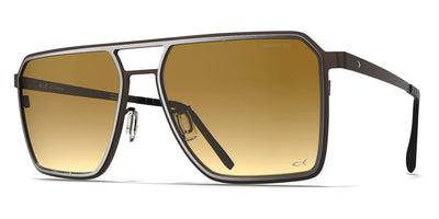 Blackfin® ROCKAWAY BLF Rockaway Sun 1847 56 - Satin Silver/Cordovan Brown Sunglasses
