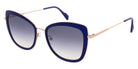 Andy Wolf® Rosehip Sun ANW Rosehip Sun 03 57 - Blue/Rosegold Sunglasses