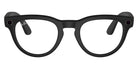 Ray-Ban® Meta Headliner RW4009 66985Q - Matte Jeans/Dusty Red with blue-violet light filter lenses Sunglasses