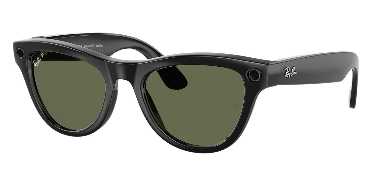 Ray-Ban® Meta Skyler RW4010 RW4010 601/9A 52 - 601/9A Black Sunglasses