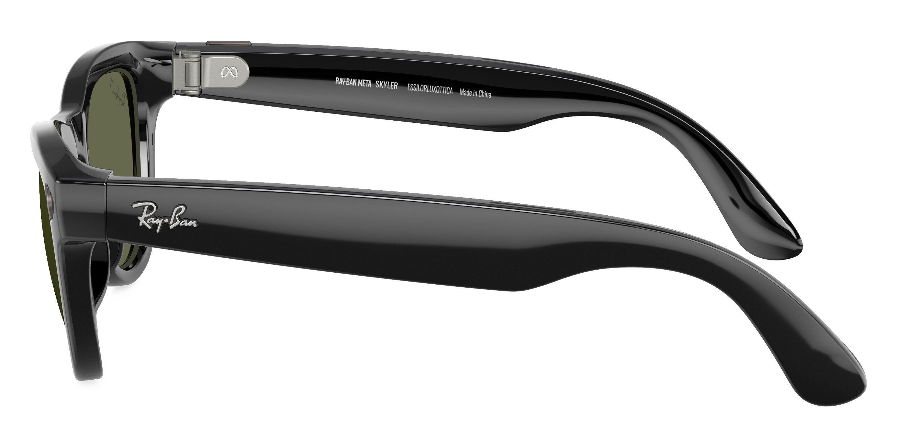 Ray-Ban® Meta Skyler RW4010 RW4010 601/9A 52 - 601/9A Black Sunglasses