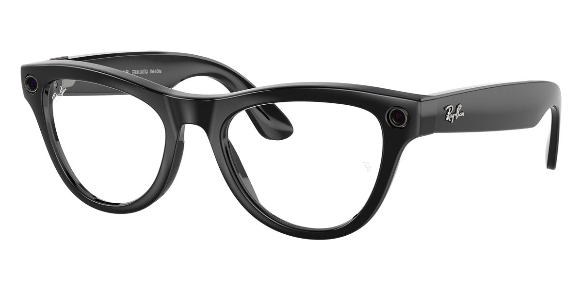 Ray-Ban® Meta Skyler RW4010 RW4010 601/MF 52 - 601/MF Black Sunglasses