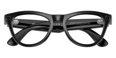 Ray-Ban® Meta Skyler RW4010 RW4010 601/MF 52 - 601/MF Black Sunglasses