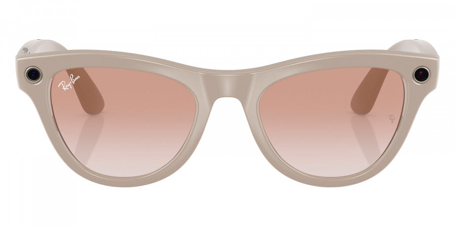 Ray-Ban® Meta Skyler RW4010 RW4010 670013 52 - 670013 Chalky Gray Sunglasses