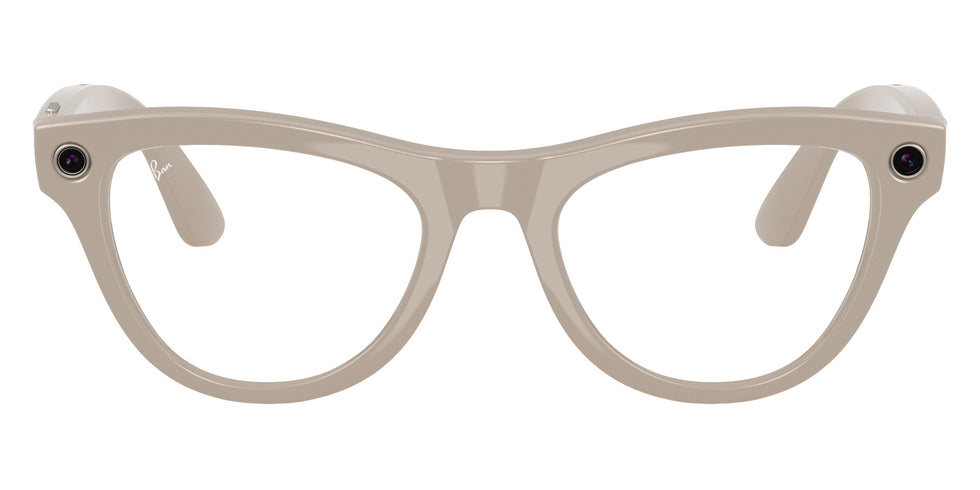 Ray-Ban® Meta Skyler RW4010 RW4010 6700MF 52 - 6700MF Chalky Gray Sunglasses