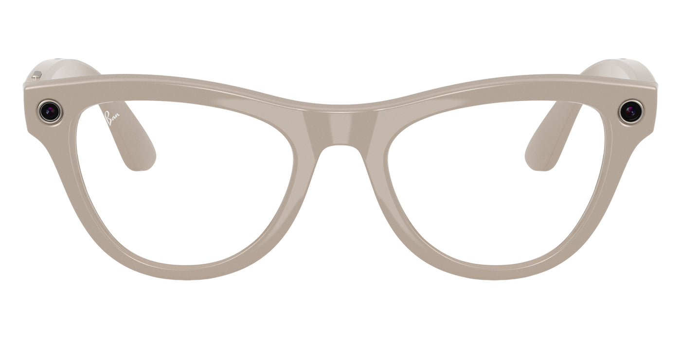 Ray-Ban® Meta Skyler RW4010 RW4010 6700MF 52 - 6700MF Chalky Gray Sunglasses