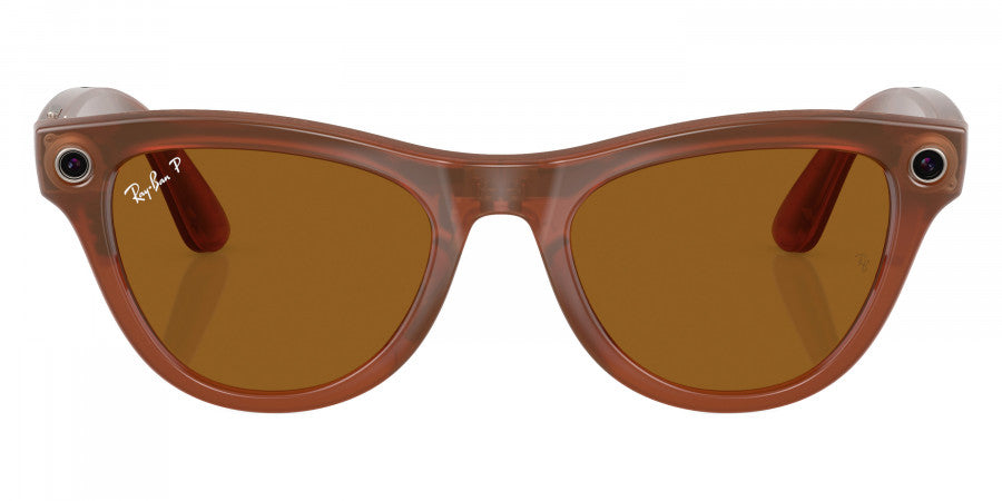 Ray-Ban® Meta Skyler RW4010 RW4010 670683 52 - 670683 Caramel Sunglasses