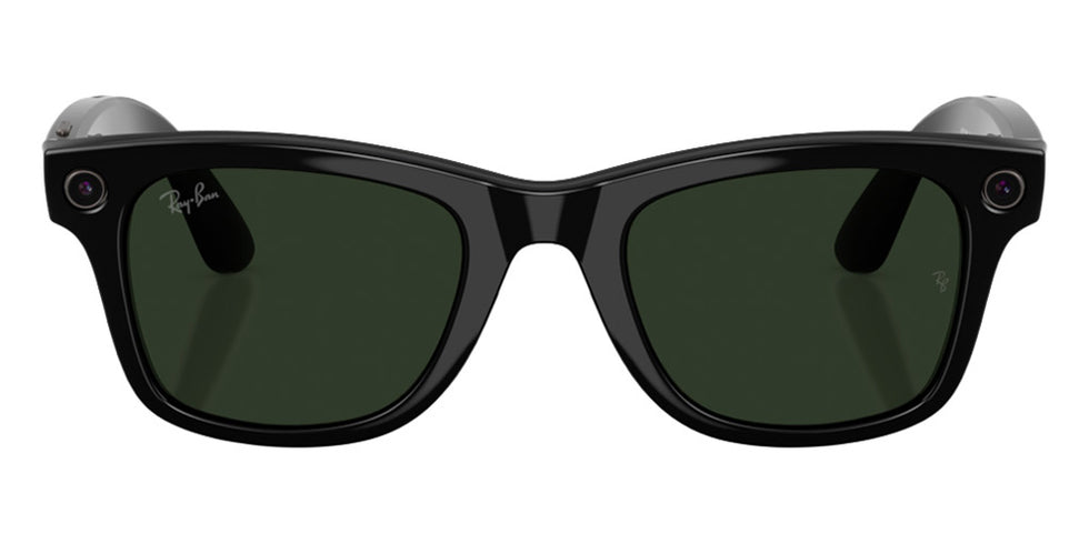 Ray Ban® Meta Wayfarer RW4012 - Black/Clear/Graphite Green Transitions