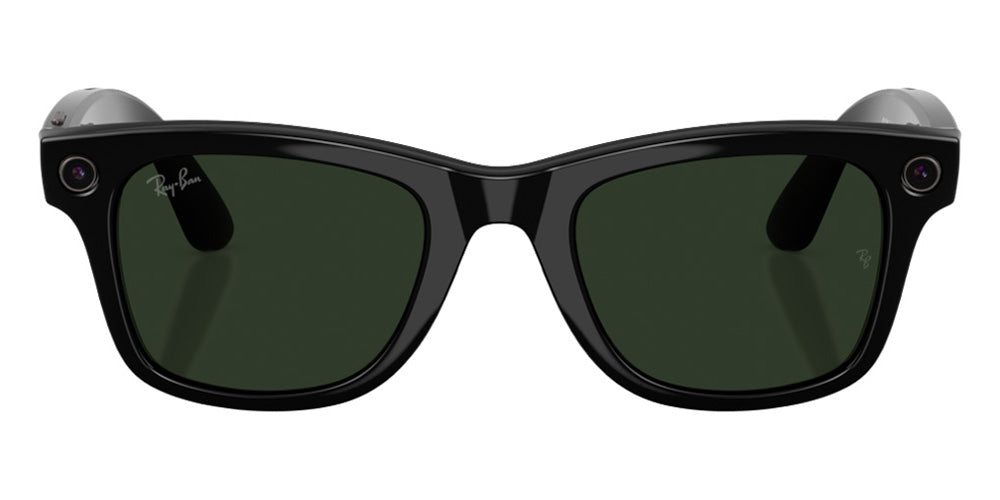 Ray Ban® Meta Wayfarer RW4012 - Black/Clear/Graphite Green Transitions