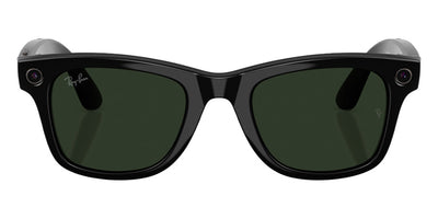 Ray Ban® Meta Wayfarer RW4012 - Black/Clear/Graphite Green Transitions