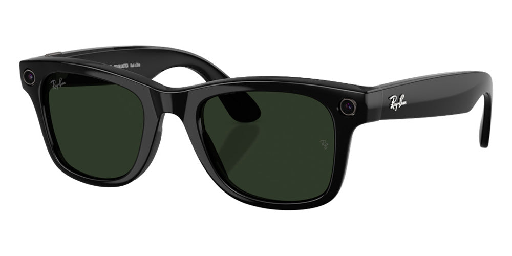 Ray Ban® Meta Wayfarer RW4012 - Black/Clear/Graphite Green Transitions