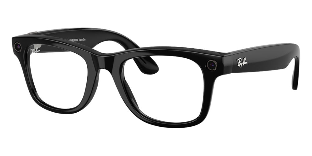 Ray Ban® Meta Wayfarer RW4012 - Black/Clear/Graphite Green Transitions