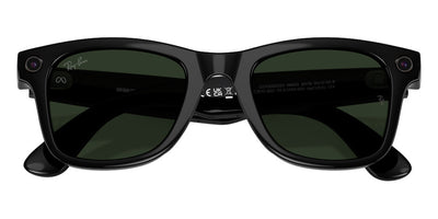 Ray Ban® Meta Wayfarer RW4012 - Black/Clear/Graphite Green Transitions