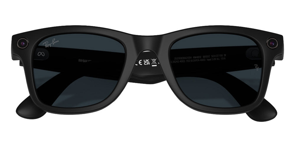 Ray Ban® Meta Wayfarer RW4012 - Black/Clear/Gray Transitions