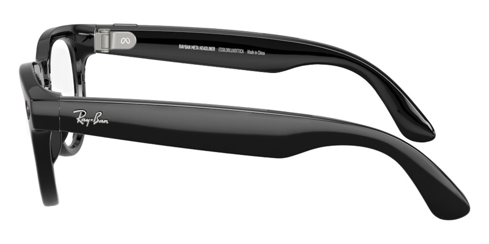 Ray-Ban® Meta Headliner RW4013 - Black/Clear/Graphite Green