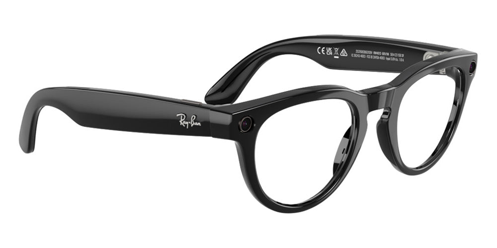 Ray-Ban® Meta Headliner RW4013 - Black/Clear/Graphite Green