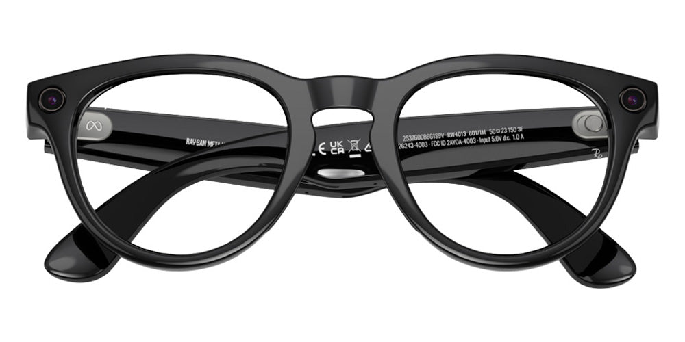 Ray-Ban® Meta Headliner RW4013 - Black/Clear/Graphite Green