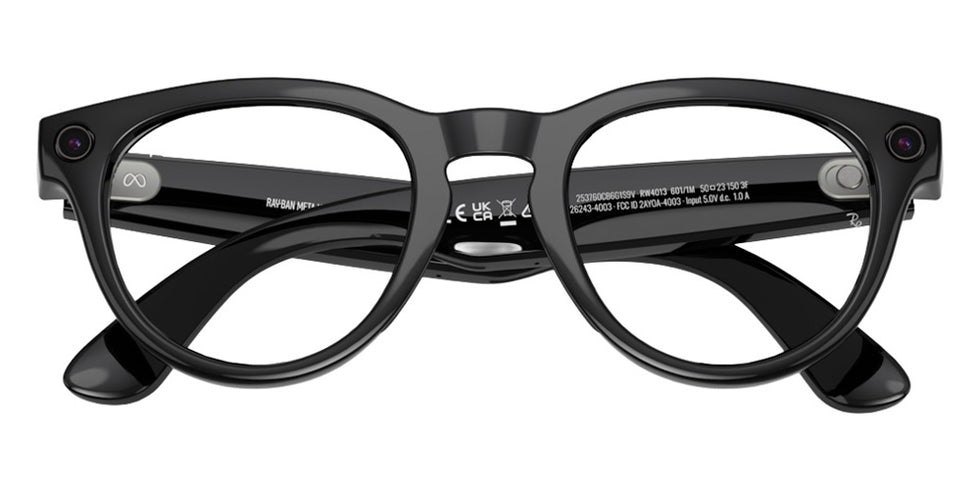 Ray-Ban® Meta Headliner RW4013 - Black/Clear/Graphite Green
