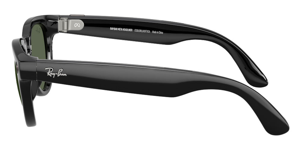 Ray-Ban® Meta Headliner RW4013 - Shiny Black/G-15 Green