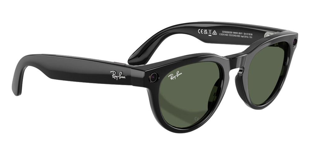 Ray-Ban® Meta Headliner RW4013 - Shiny Black/G-15 Green