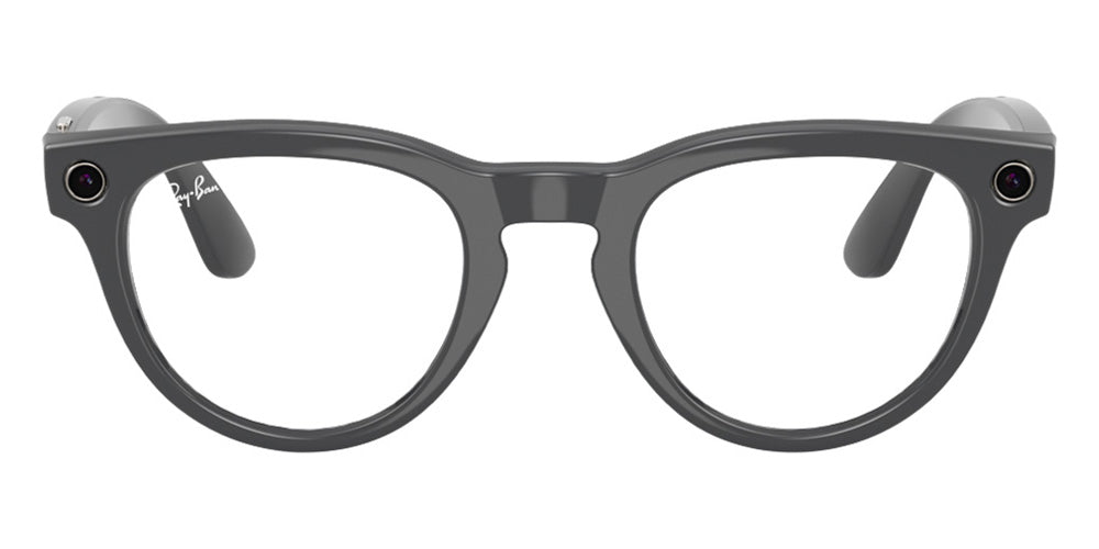 Ray-Ban® Meta Headliner RW4013 - Shiny Asteroid Grey/Clear/Emerald Transitions