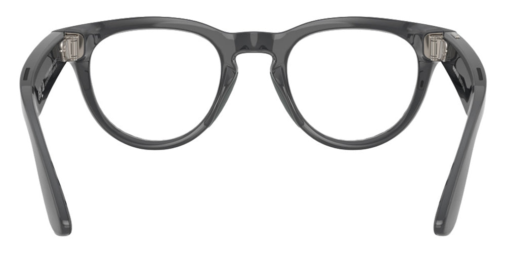 Ray-Ban® Meta Headliner RW4013 - Shiny Asteroid Grey/Clear/Emerald Transitions