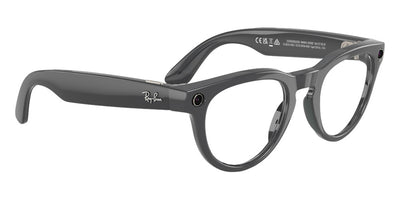 Ray-Ban® Meta Headliner RW4013 - Shiny Asteroid Grey/Clear/Emerald Transitions