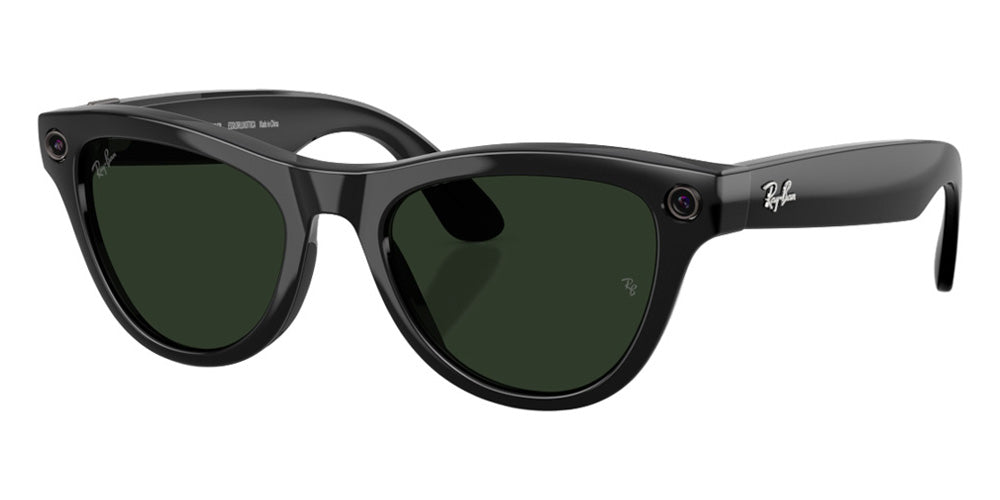 Ray-Ban® Meta Skyler RW4014 - Black/Clear/Graphite Green