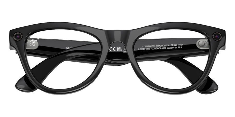 Ray-Ban® Meta Skyler RW4014 - Black/Clear/Graphite Green