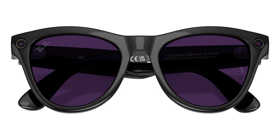 Ray-Ban® Meta Skyler RW4014 - Black/Clear/Amethyst