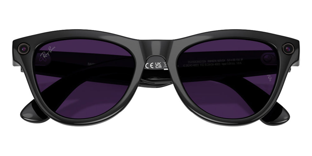 Ray-Ban® Meta Skyler RW4014 - Black/Clear/Amethyst