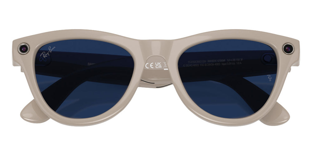 Ray-Ban® Meta Skyler RW4014 - Chalky grey/Clear/Sapphire