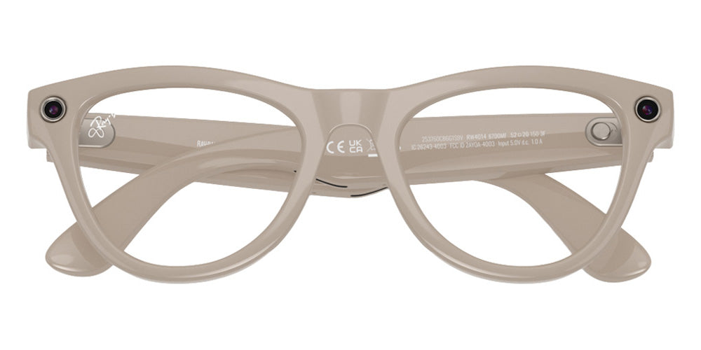 Ray-Ban® Meta Skyler RW4014 - Chalky grey/Clear/Sapphire