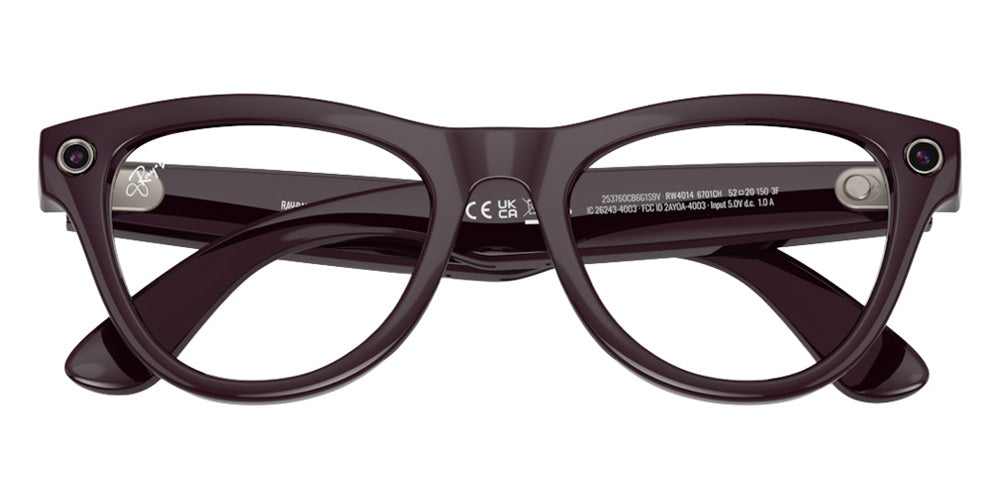 Ray-Ban® Meta Skyler RW4014 - Mystic violet/Clear/Amethyst