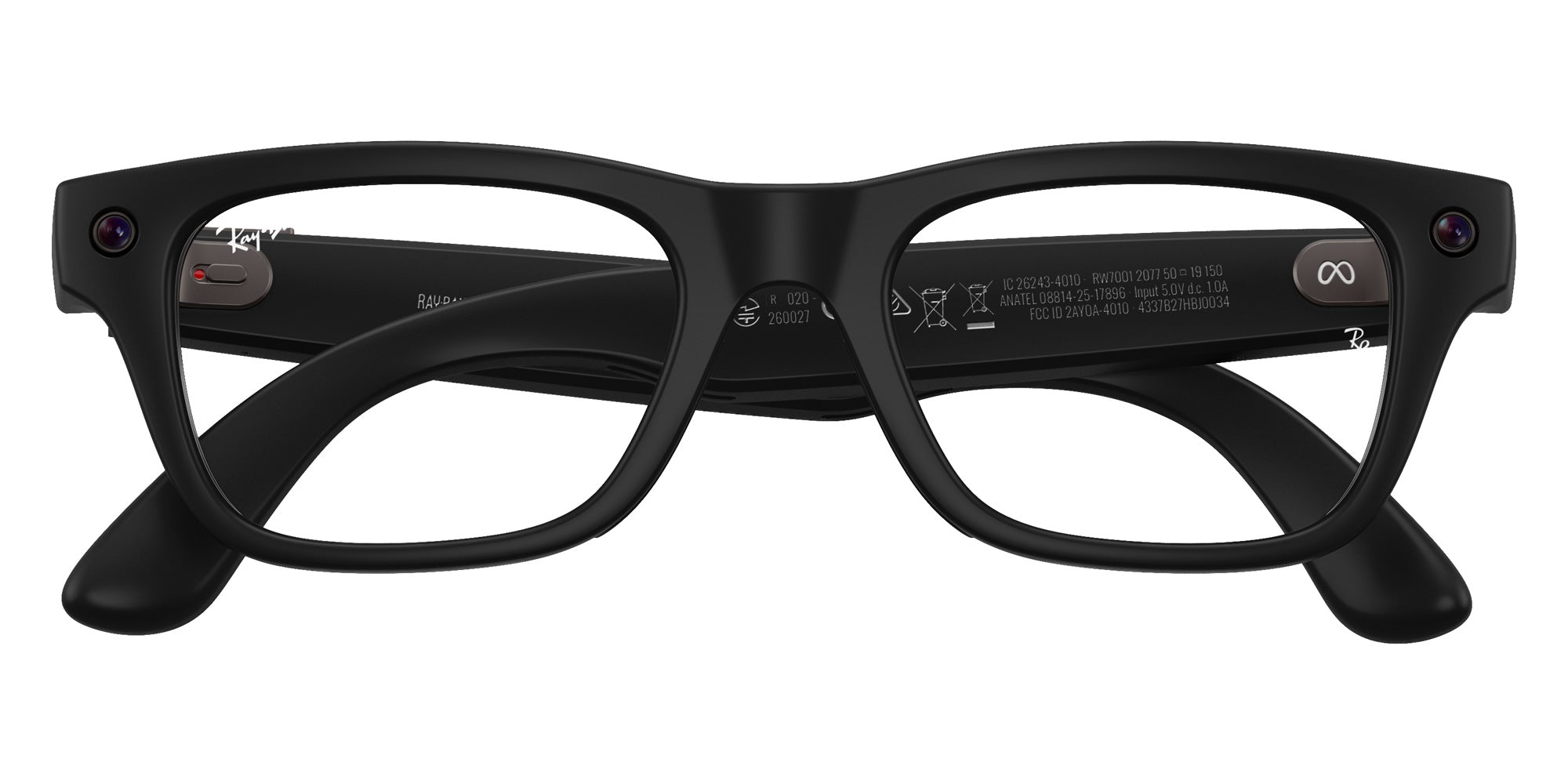 Ray-Ban® Meta Blayzer RW7001 RW7001 2077 54 Eyeglasses - Black