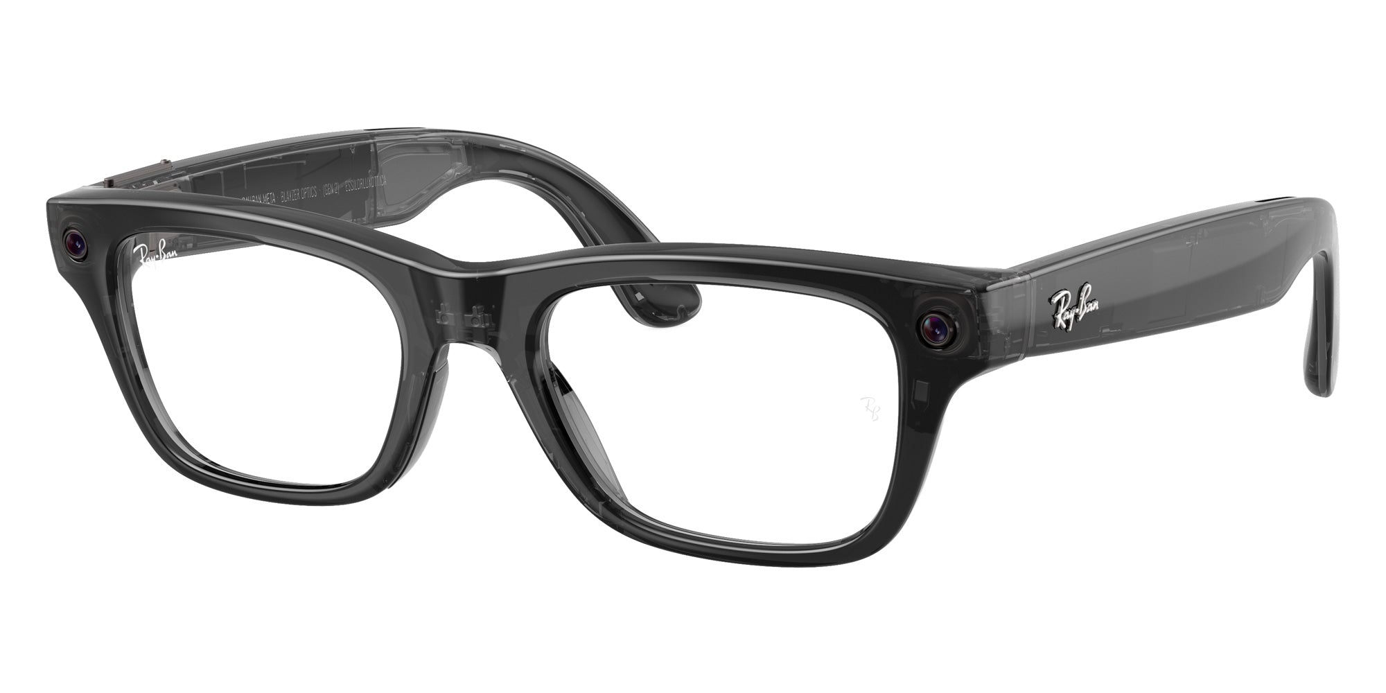 Ray-Ban® Meta Blayzer RW7001 RW7001 8526 54 Eyeglasses - Transparent Black