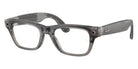Ray-Ban® Meta Blayzer RW7001 RW7001 8529 54 Eyeglasses - Transparent Ice Gray