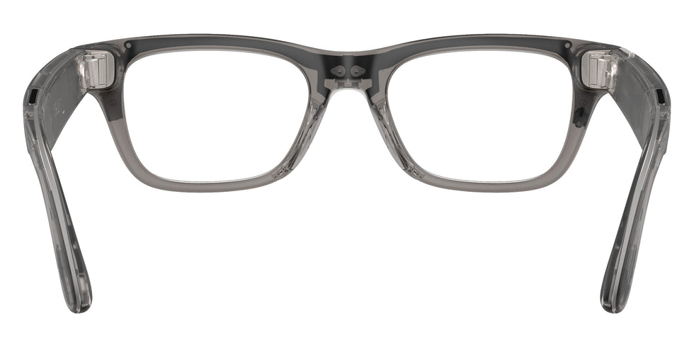 Ray-Ban® Meta Blayzer RW7001 RW7001 8529 54 Eyeglasses - Transparent Ice Gray