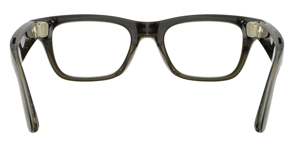 Ray-Ban® Meta Blayzer RW7001 RW7001 8530 54 Eyeglasses - Transparent Dark Olive
