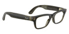 Ray-Ban® Meta Blayzer RW7001 RW7001 8530 54 Eyeglasses - Transparent Dark Olive