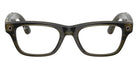 Ray-Ban® Meta Blayzer RW7001 RW7001 8530 54 Eyeglasses - Transparent Dark Olive